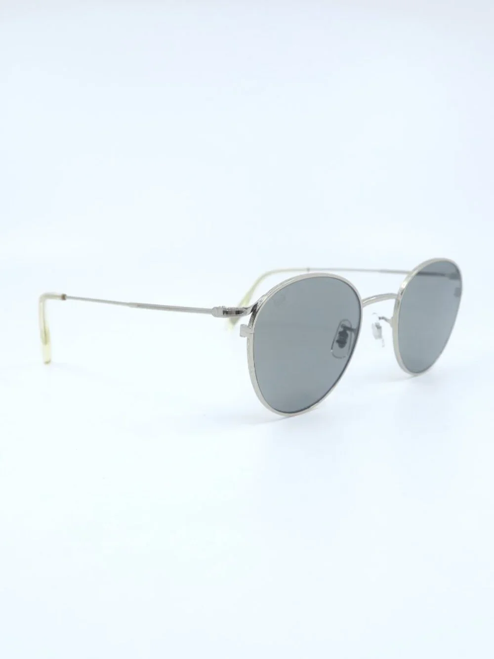 Eyevan QUINCY-SUN YSV 48mm Titanium Grey New Men's Round Sunglasses Frames.